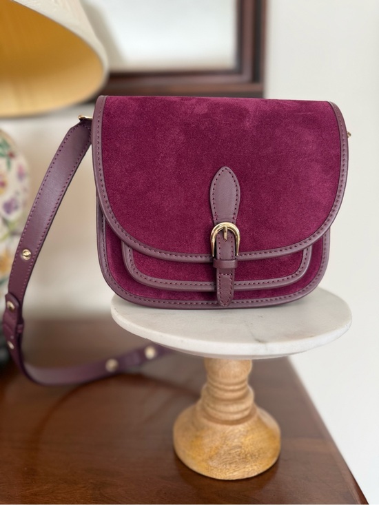 Sezane Handbags - Sézane Roméo Bag in the Cassis (Prune / Burgundy)